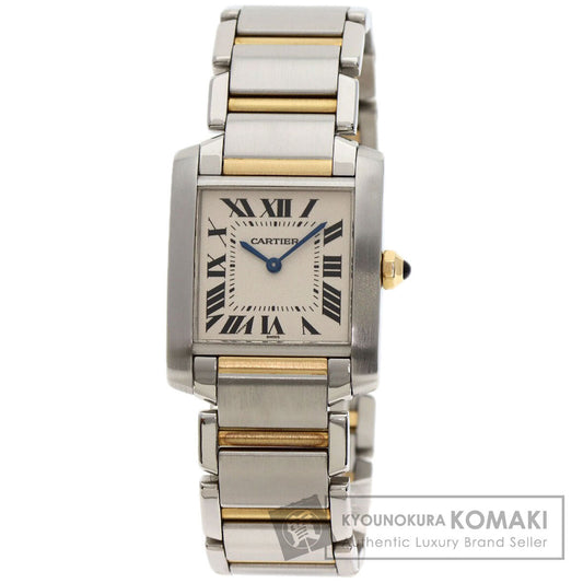 CARTIER Tank francaise MM Watches W51006Q4 Stainless Steel/SSxK18YG mens