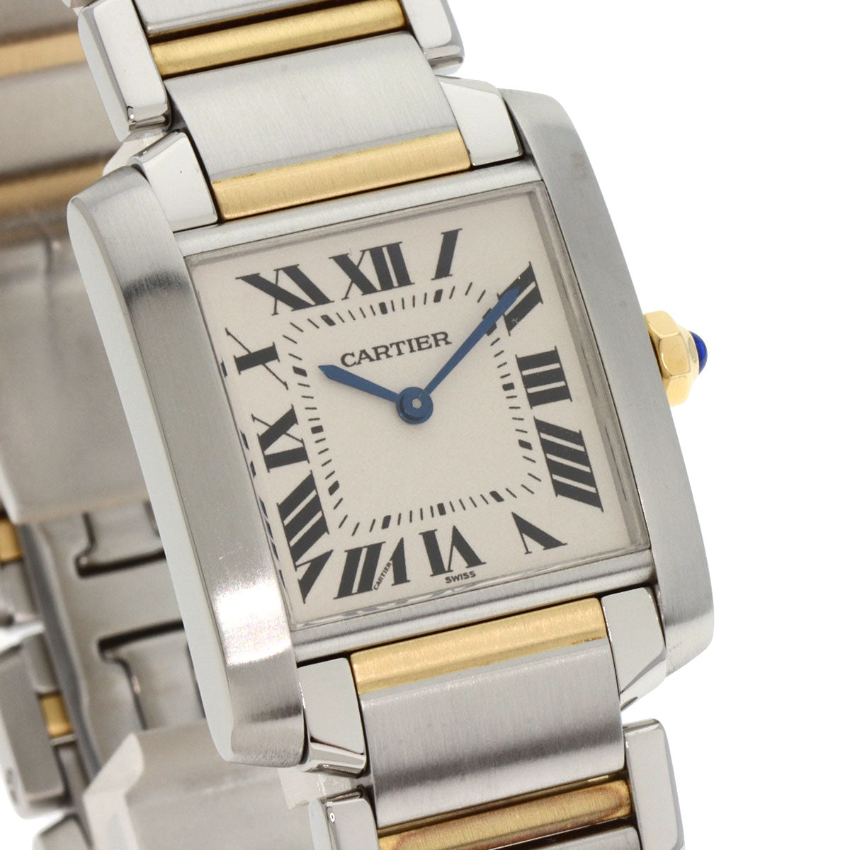 CARTIER Tank francaise MM Watches W51006Q4 Stainless Steel/SSxK18YG mens