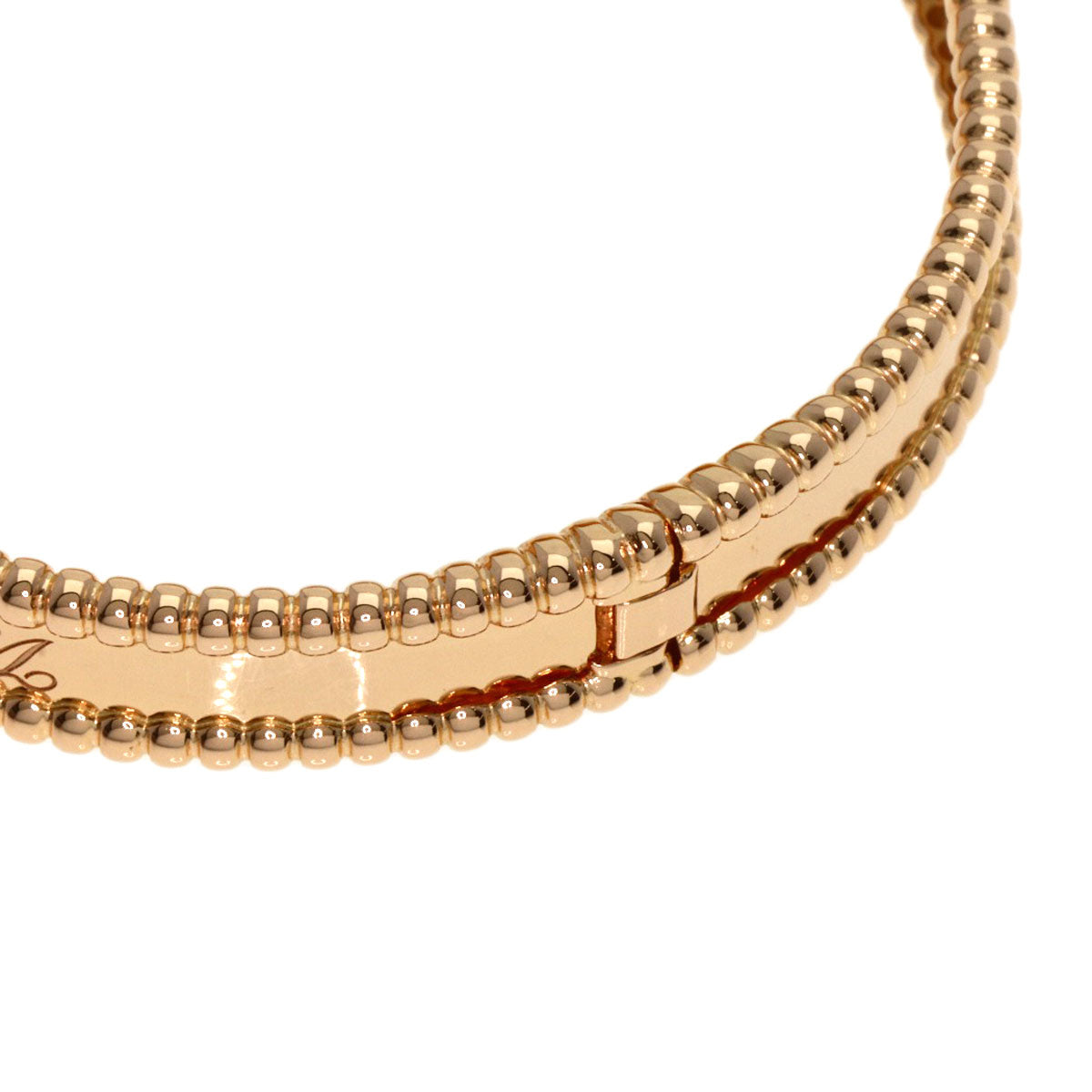Van Cleef & Arpels   Bracelet Perlée Senior Tulle Medium Model K18 Pink Gold Ladies