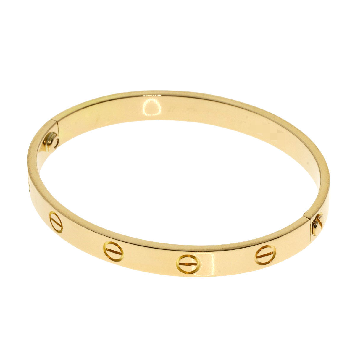 CARTIER   Bracelet LOVE Bracelets with driver # 17 K18 Yellow Gold Ladies