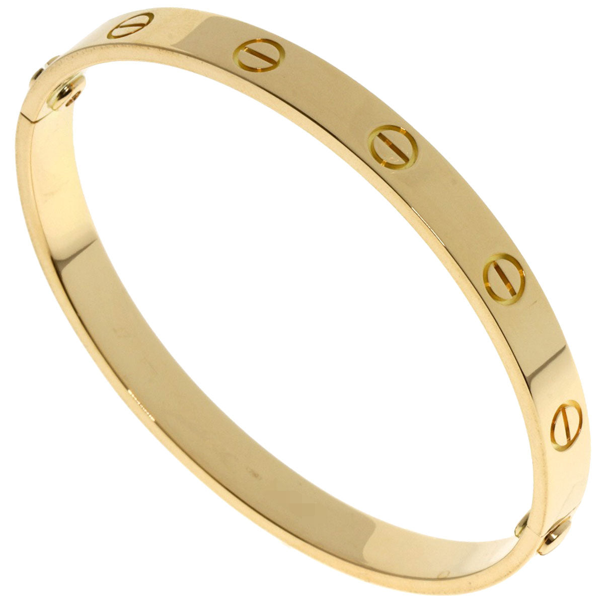 CARTIER   Bracelet LOVE Bracelets with driver # 17 K18 Yellow Gold Ladies