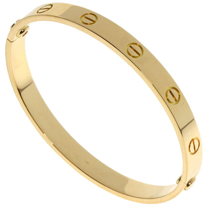 CARTIER   Bracelet LOVE Bracelets with driver # 17 K18 Yellow Gold Ladies