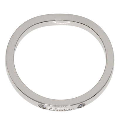 CARTIER   Ring Ballerina Curves 3P Diamond #49 Platinum PT950 Ladies