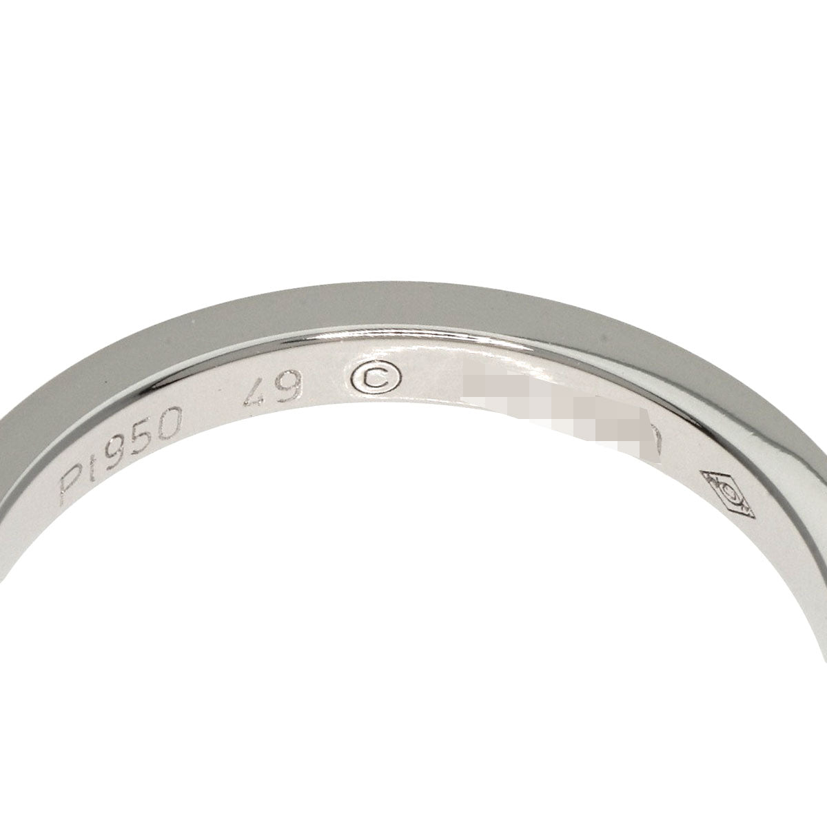 CARTIER   Ring Ballerina Curves 3P Diamond #49 Platinum PT950 Ladies