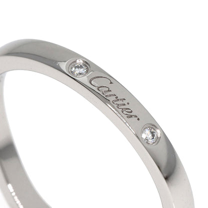 CARTIER   Ring Ballerina Curves 3P Diamond #49 Platinum PT950 Ladies
