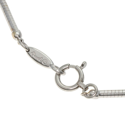 Gimel   Necklace Oval Diamond Omega Chain Platinum PT950 K18 White GoldLadies