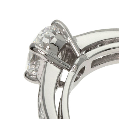 Van Cleef & Arpels Oval Bucket Diamond Ring Platinum Ladies [Used]