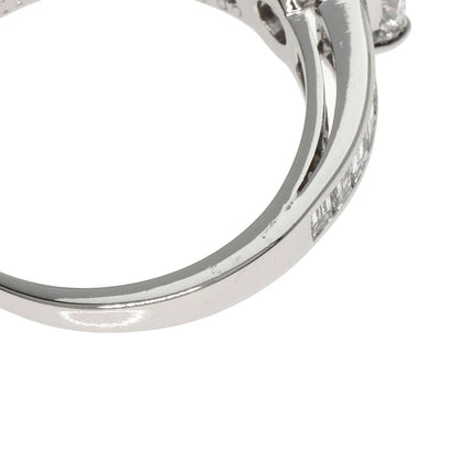Van Cleef & Arpels Oval Bucket Diamond Ring Platinum Ladies [Used]