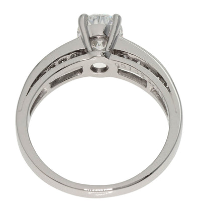 Van Cleef & Arpels Oval Bucket Diamond Ring Platinum Ladies [Used]
