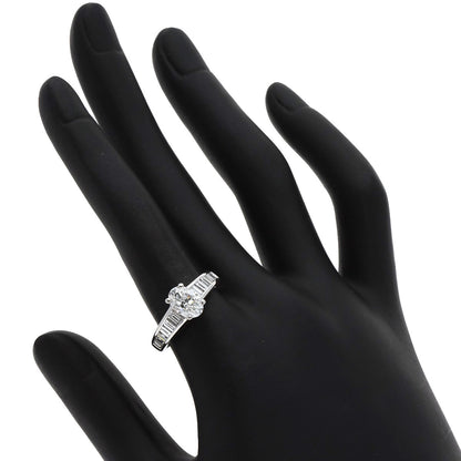 Van Cleef & Arpels Oval Bucket Diamond Ring Platinum Ladies [Used]