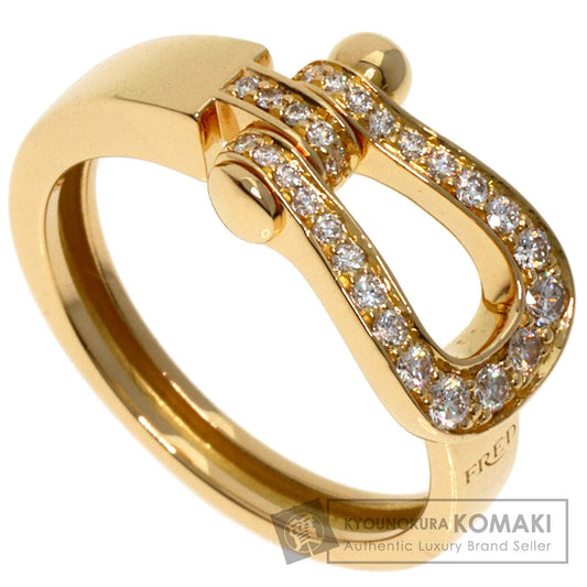 FRED   Ring Force 10 Diamond Medium Model #47 K18 Yellow Gold Ladies