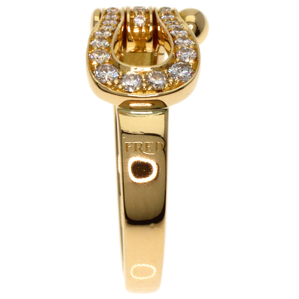 FRED   Ring Force 10 Diamond Medium Model #47 K18 Yellow Gold Ladies