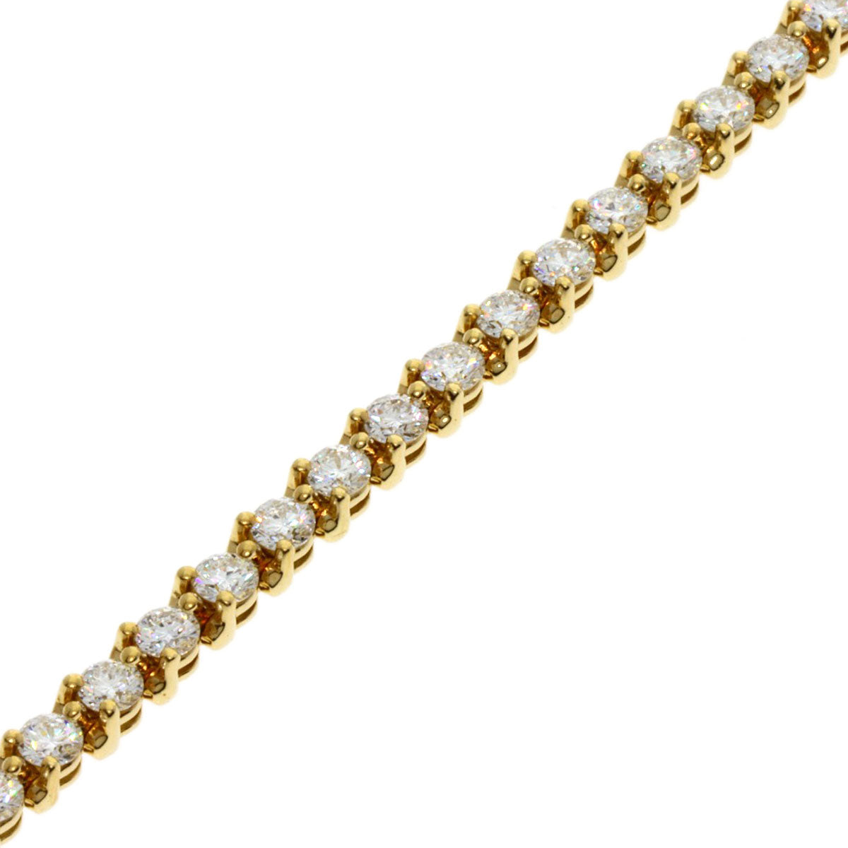 TIFFANY&Co. Victoria Diamond Maker Complete Bracelet K18 Yellow Gold Ladies [Used]