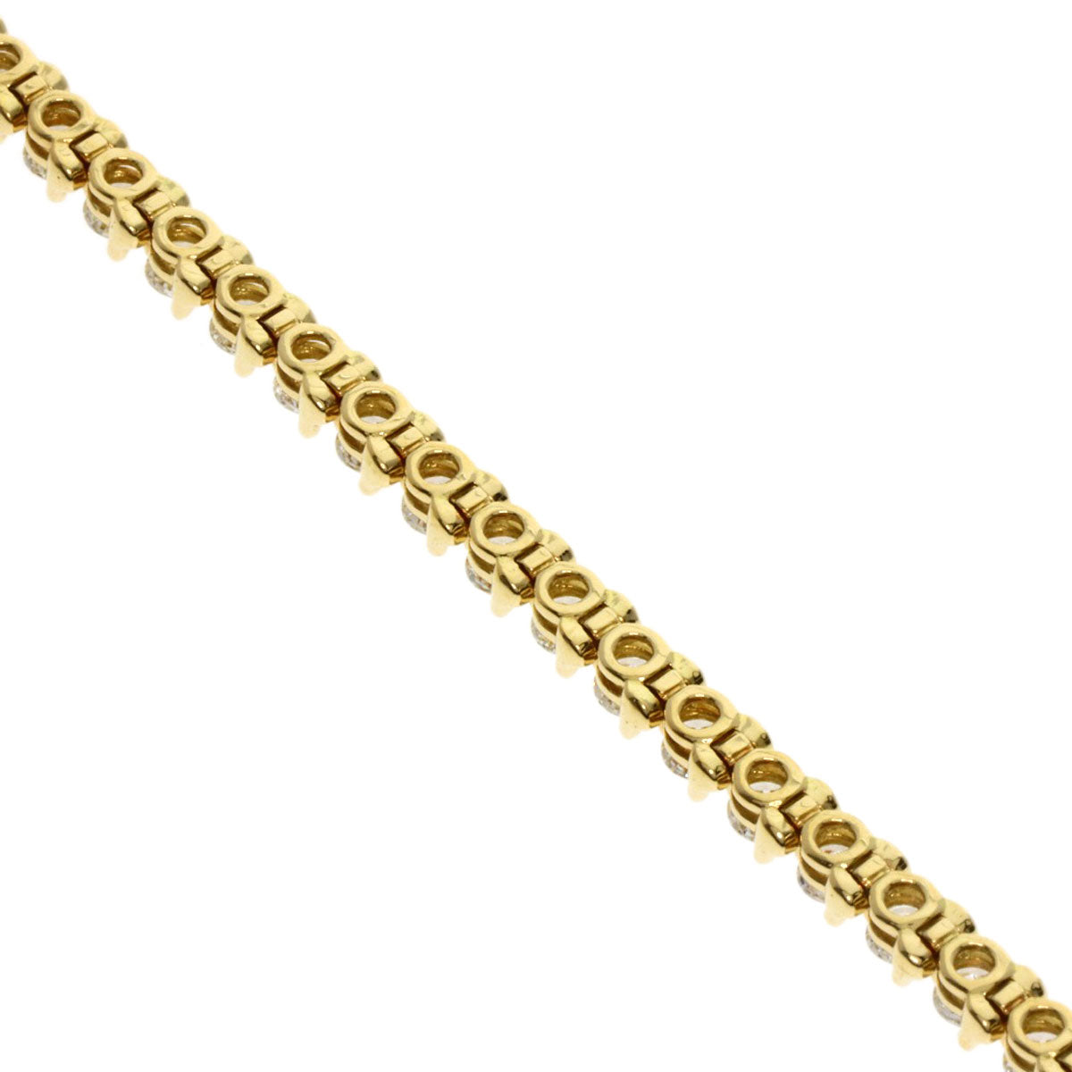 TIFFANY&Co. Victoria Diamond Maker Complete Bracelet K18 Yellow Gold Ladies [Used]