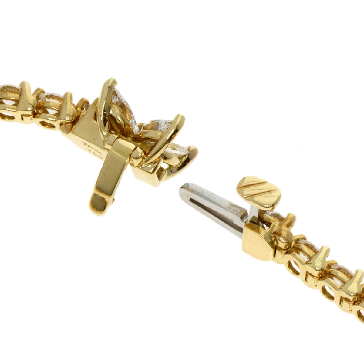 TIFFANY&Co. Victoria Diamond Maker Complete Bracelet K18 Yellow Gold Ladies [Used]
