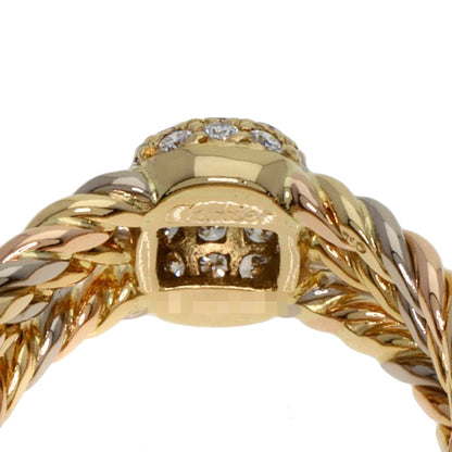 CARTIER   Ring Cassiopeia Three Color Diamond #55 K18 Yellow Gold K18 White GoldLadies