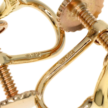 TIFFANY&Co. Open heart Earring K18 Yellow Gold 14KLadies [Used]