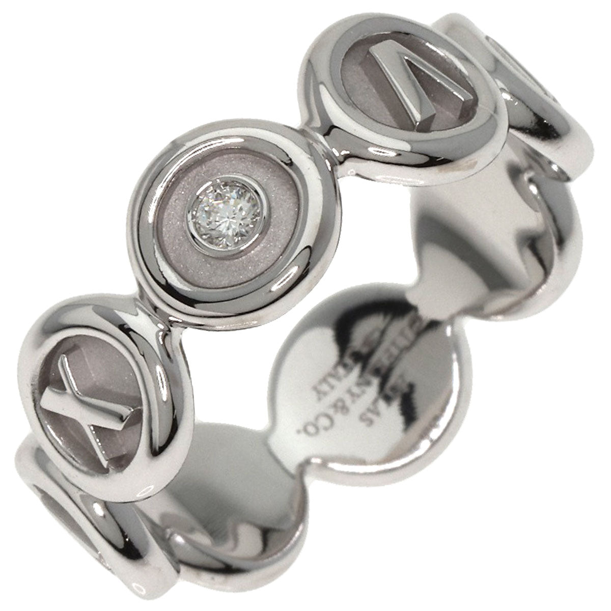 TIFFANY&Co.   Ring Atlas 1P Diamond K18 White Gold Ladies