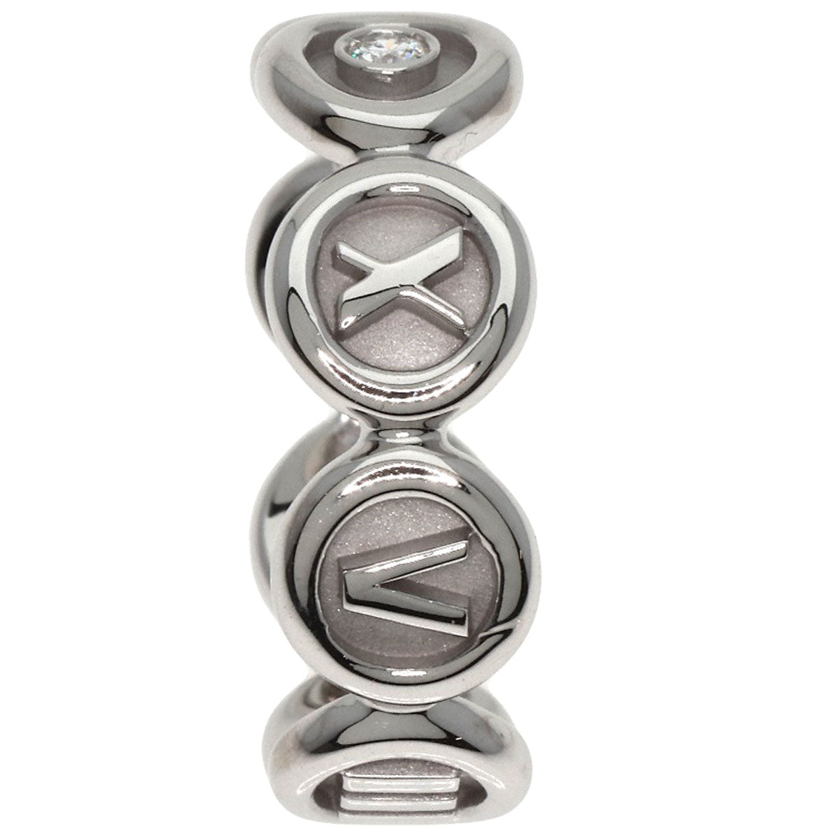 TIFFANY&Co.   Ring Atlas 1P Diamond K18 White Gold Ladies