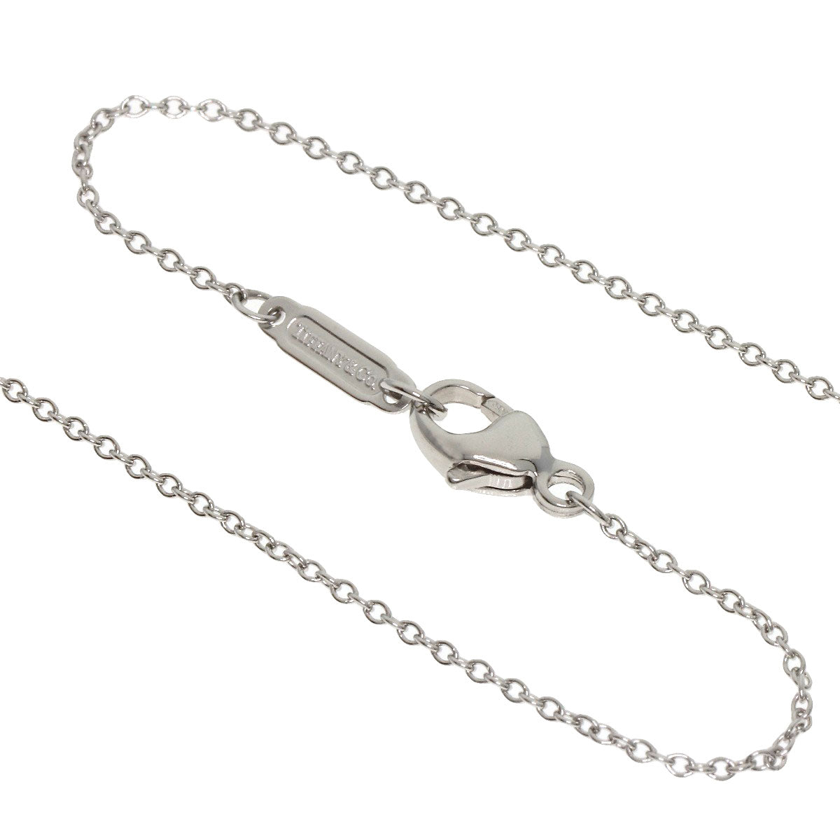 TIFFANY&Co.   Necklace Jazz Drop Sapphire Diamond Platinum PT950 Ladies