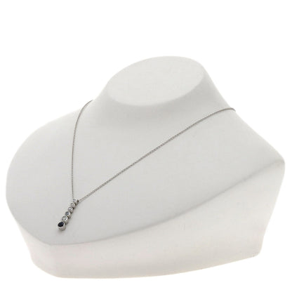 TIFFANY&Co.   Necklace Jazz Drop Sapphire Diamond Platinum PT950 Ladies