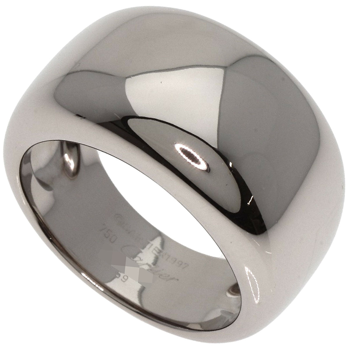 CARTIER   Ring Nouvelle Vague #59 K18 White Gold Ladies