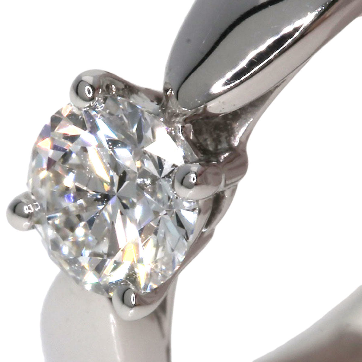 TIFFANY&Co. Harmony 1P Diamond Ring Platinum PT950 Ladies [Used]