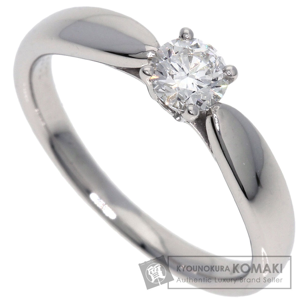 TIFFANY&Co. Harmony 1P Diamond Ring Platinum PT950 Ladies [Used]