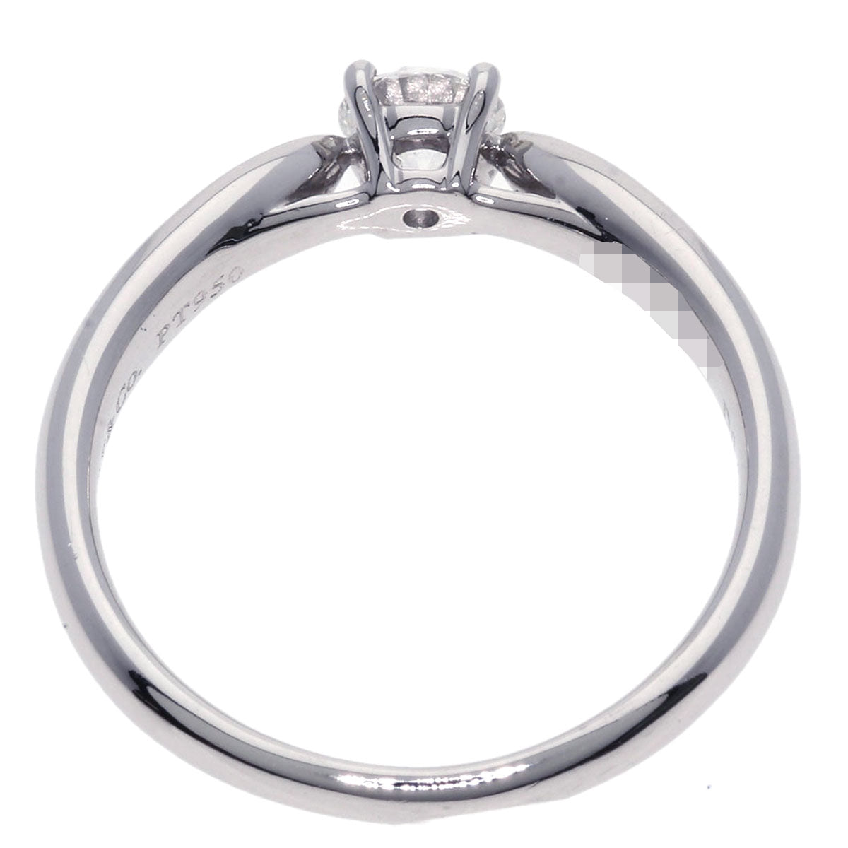 TIFFANY&Co. Harmony 1P Diamond Ring Platinum PT950 Ladies [Used]