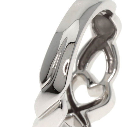 TIFFANY&Co. Double Loving Heart Diamond Ring K18 White Gold Ladies [Used]
