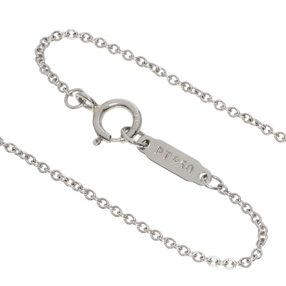 TIFFANY&Co. Fleur de lis Diamond Necklace Platinum PT950 Ladies [Used]