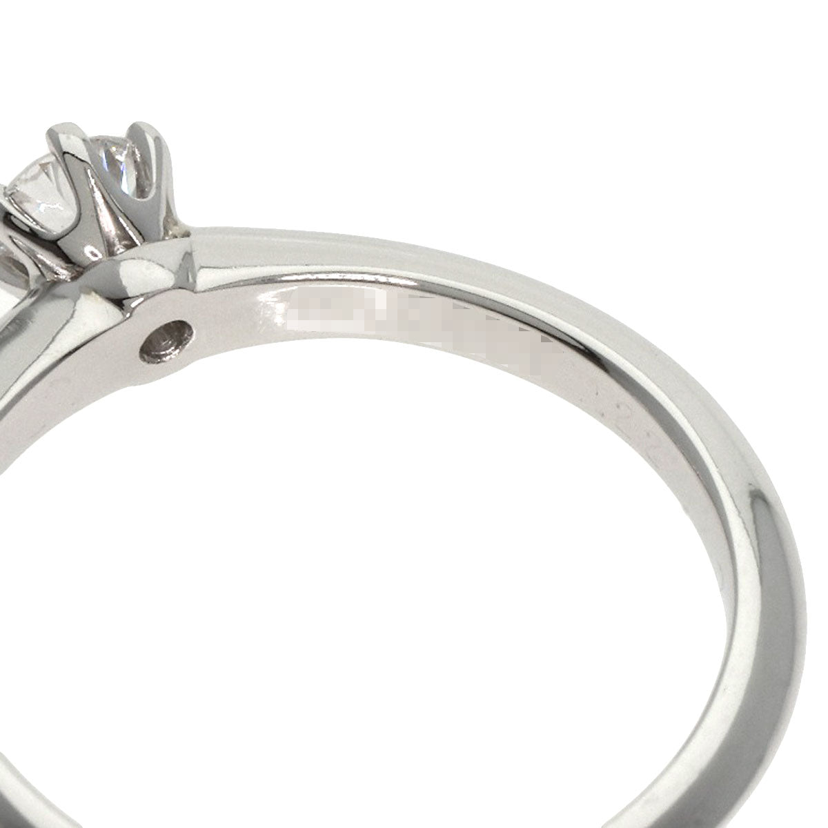 TIFFANY&Co.   Ring Solitaire Knife Edge 1P Diamond Platinum PT950 Ladies