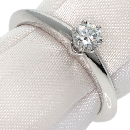 TIFFANY&Co. Solitaire Knife Edge 1P Diamond Ring Platinum PT950 Ladies [Used]