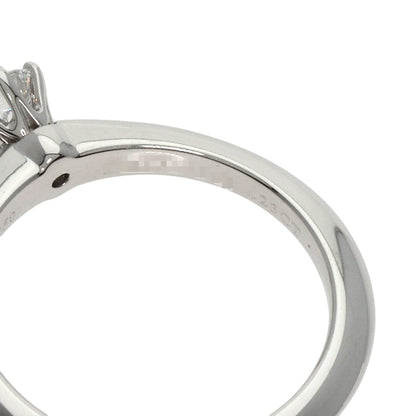 TIFFANY&Co. Solitaire Knife Edge 1P Diamond Ring Platinum PT950 Ladies [Used]