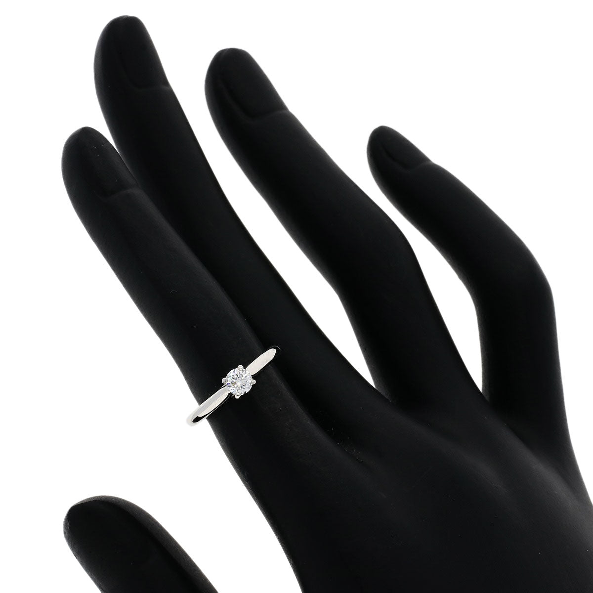 CARTIER Solitaire 1P Diamond #46 Ring Platinum PT950 Ladies [Used]