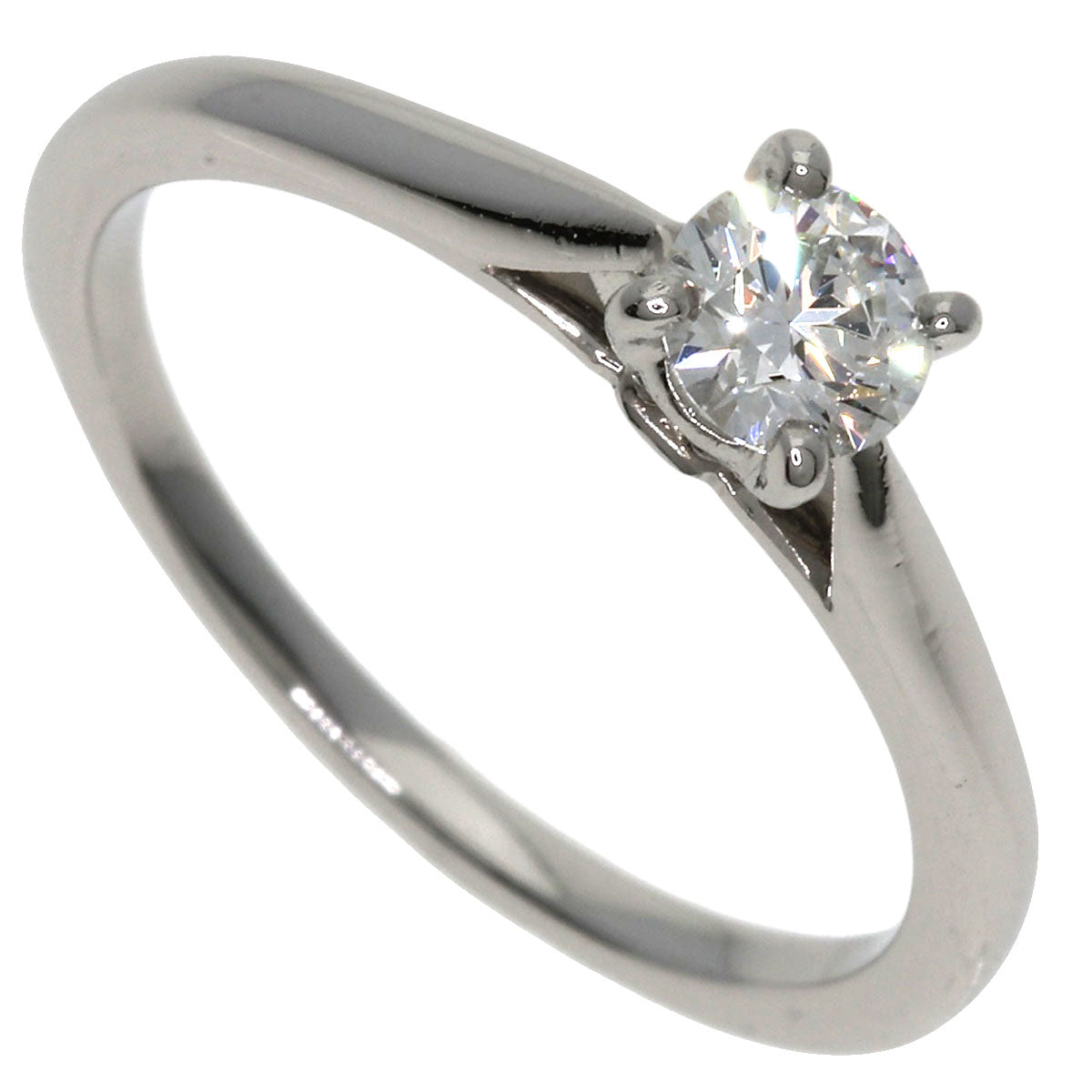 CARTIER Solitaire 1P Diamond #47 Ring Platinum PT950 Ladies [Used]