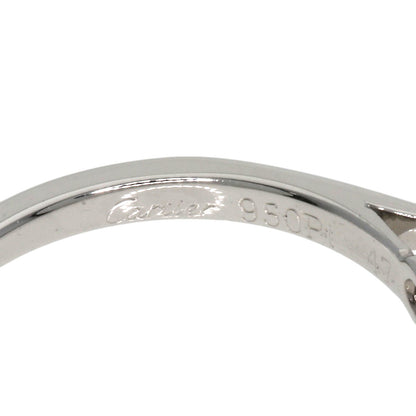 CARTIER Solitaire 1P Diamond #47 Ring Platinum PT950 Ladies [Used]