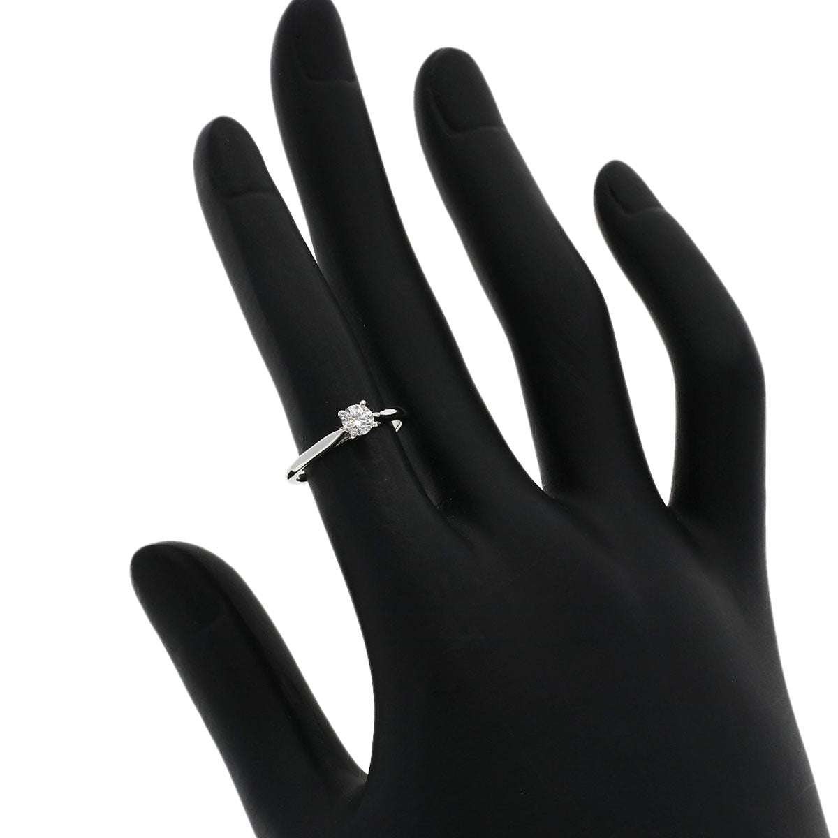CARTIER Solitaire 1P Diamond #47 Ring Platinum PT950 Ladies [Used]