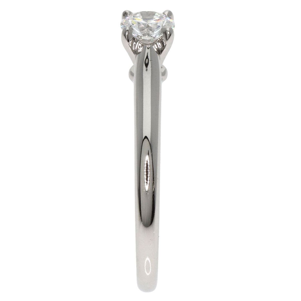CARTIER   Ring Solitaire 1P Diamond Platinum PT950 Ladies