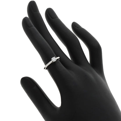 CARTIER   Ring Solitaire 1P Diamond Platinum PT950 Ladies