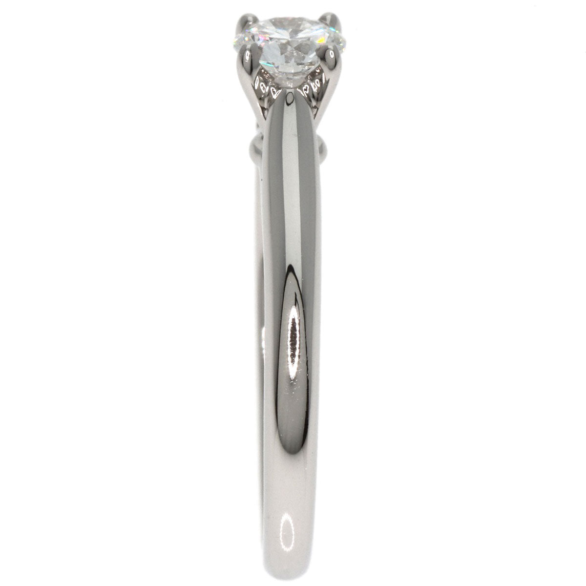 CARTIER Solitaire Diamond #45 Ring Platinum PT950 Ladies [Used]