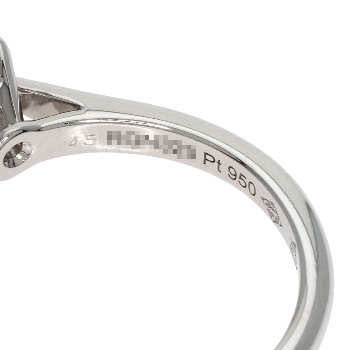 CARTIER Solitaire Diamond #45 Ring Platinum PT950 Ladies [Used]