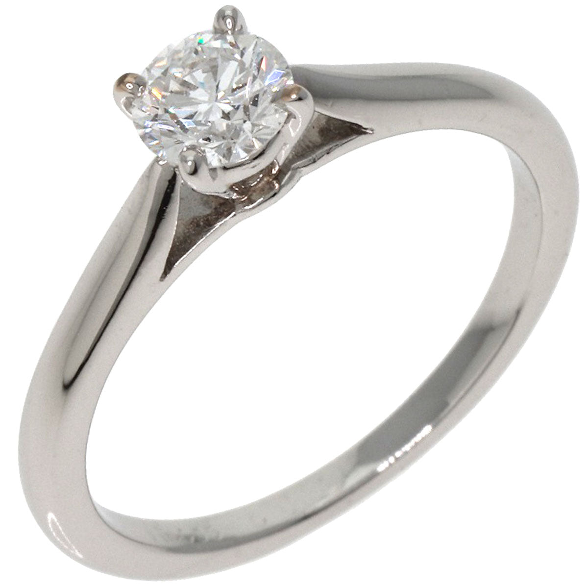 CARTIER Solitaire Diamond # 45 Ring Platinum PT950 Ladies [Used]