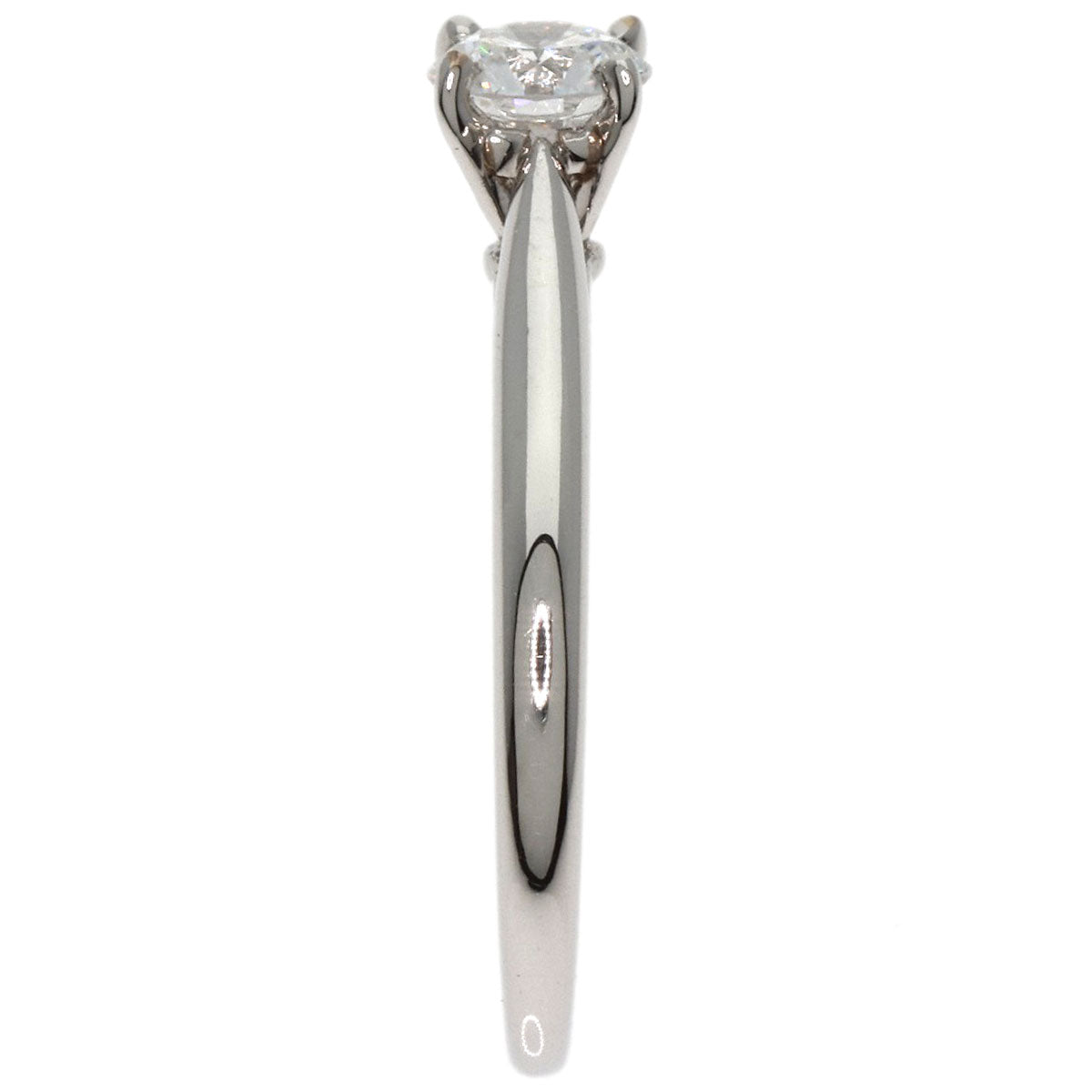 CARTIER Solitaire Diamond # 45 Ring Platinum PT950 Ladies [Used]