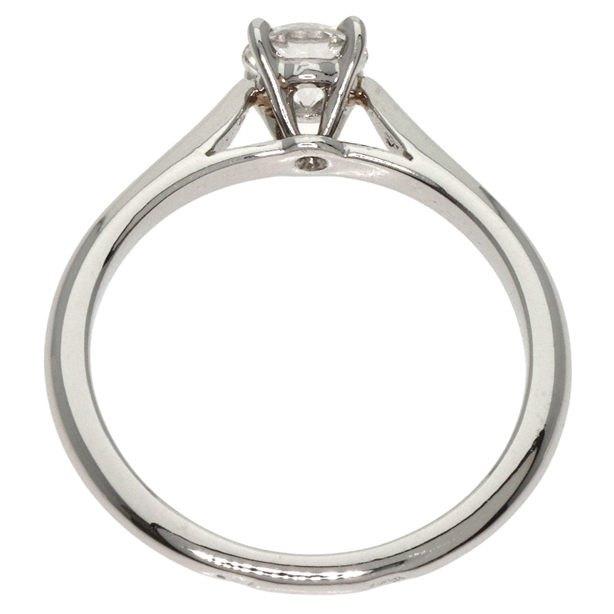 CARTIER Solitaire Diamond # 45 Ring Platinum PT950 Ladies [Used]