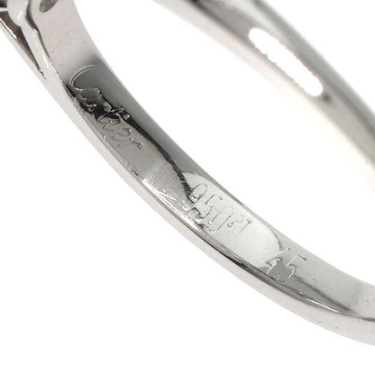 CARTIER Solitaire Diamond # 45 Ring Platinum PT950 Ladies [Used]