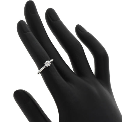 CARTIER Solitaire Diamond # 45 Ring Platinum PT950 Ladies [Used]