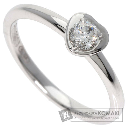 CARTIER Diamant Legend Heart Diamond #48 Ring K18 White Gold Ladies [Used]