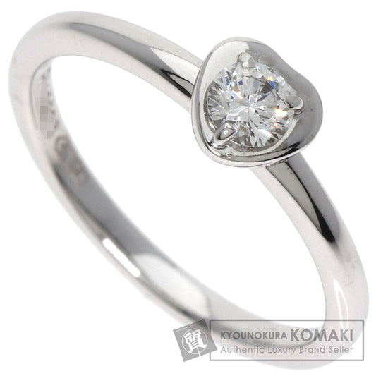 CARTIER Diamant Legend Heart Diamond #48 Ring K18 White Gold Ladies [Used]