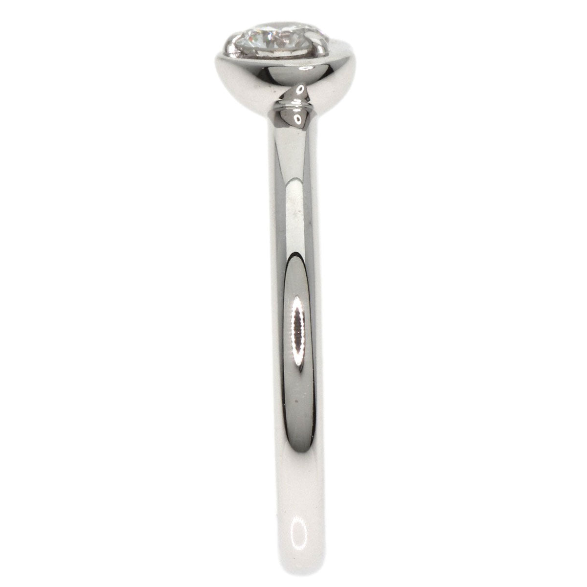 CARTIER Diamant Legend Heart Diamond #48 Ring K18 White Gold Ladies [Used]